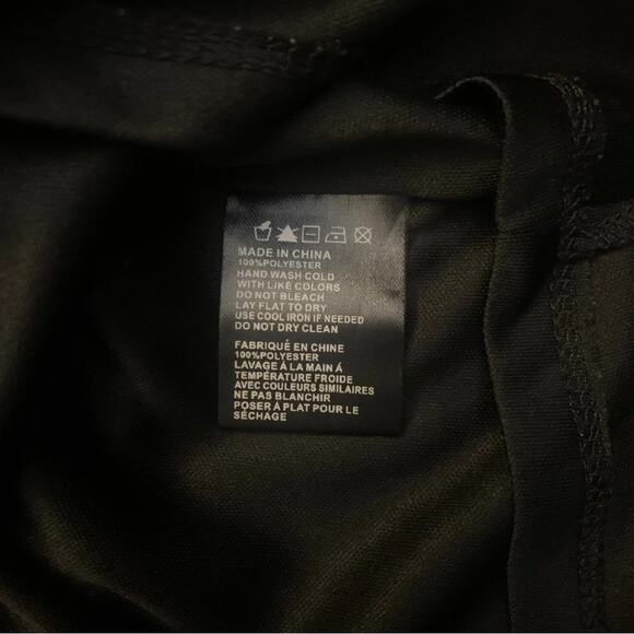 Paper Crane Cutout Cold Shoulder Black Short Sleeve Dress Size Small Mini - Picture 5 of 13